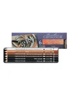 Cretacolor Oil Pencil Drawing Tin Box 6 Piece Set