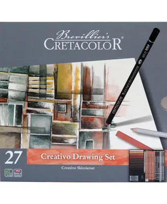 Cretacolor Creativo Tin Drawing 27 Piece Set