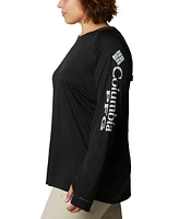 Columbia Plus Size Pfg Hoodie Tidal Tee Active Top