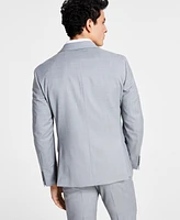 Bar Iii Men's Skinny-Fit Sharkskin Suit Jacket, Created for Macy's