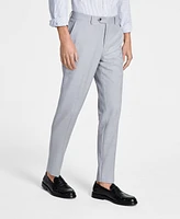 Bar Iii Men's Slim-Fit Wool Sharkskin Suit Pants, Created for Macy's