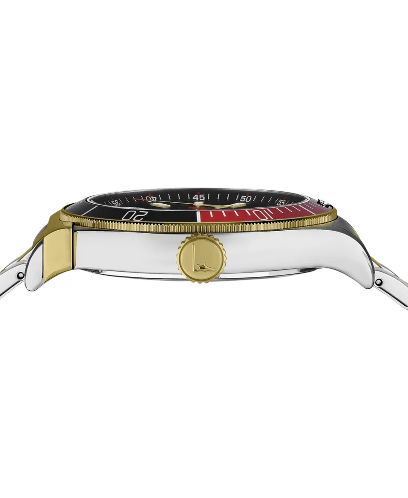 Salvatore Ferragamo Men's Swiss 1898 Sport Two Tone Stainless Steel Bracelet Watch 44mm