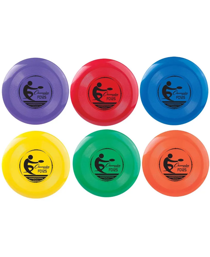 Champion Sports Competition Plastic Disc, Set of 6