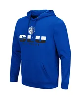 Men's Colosseum Blue Saint Louis Billikens Lantern Pullover Hoodie