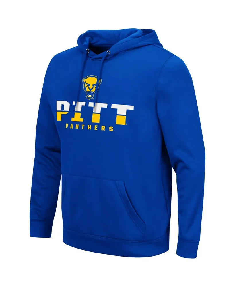 Men's Colosseum Royal Pitt Panthers Lantern Pullover Hoodie