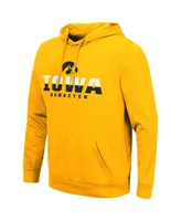 Men's Colosseum Gold Iowa Hawkeyes Lantern Pullover Hoodie