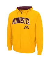 Colosseum Men's Minnesota Golden Gophers Arch Logo 3.0 Full-Zip Hoodie