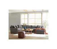 Radley -Piece Fabric Chaise Sectional Sofa