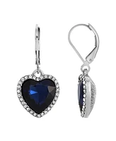 2028 Heart Drop Earrings