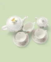 Lenox Butterfly Meadow 7-Piece Tea Set, Service for Two