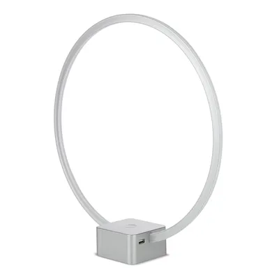Circle Led Decor Table Desk and Nightstand Lamp with Usb Port