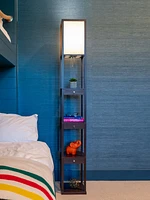 Brightech Maxwell 72" Led Shelf Floor Lamp with Lantern Shade