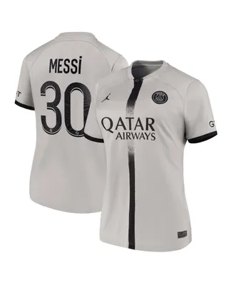 Women's Nike Lionel Messi Black Paris Saint-Germain 2022/23 Away Breathe Stadium Replica Player Jersey