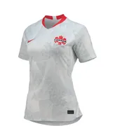 Women's Nike White Canada National Team Away Replica Jersey