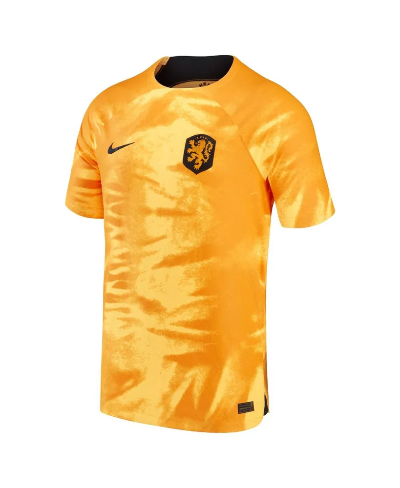 Men's Nike Orange Netherlands National Team 2022/23 Home Vapor Match Authentic Blank Jersey