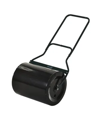 Outsunny Heavy Duty Garden Lawn Weighted Roller to Flatten Ground, Steel Build