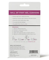 Foot Petals Ball of Foot Gel Cushions Shoe Inserts 3 Pairs