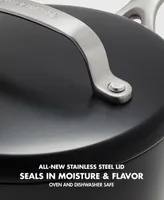 GreenPan Aluminum, Stainless Steel 2-Quart Sauce Pan with Lid