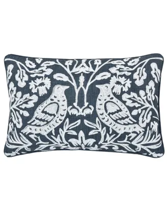 J Queen New York Attraction Embellished Decorative Pillow, 14" x 20"