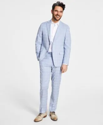 Alfani Mens Slim Fit Stretch Solid Suit Separates Created For Macys