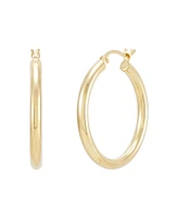 Giani Bernini Polished Tube Hoop Earrings, 30mm