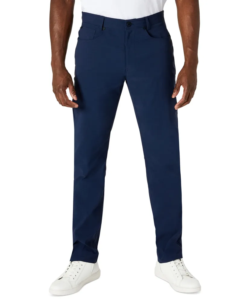 Kenneth Cole Men's Slim-Fit 5-Pocket Tech Pants