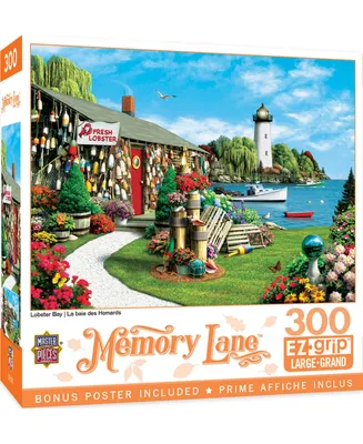 Masterpieces Memory Lane - Lobster Bay 300 Piece Ez Grip Jigsaw Puzzle