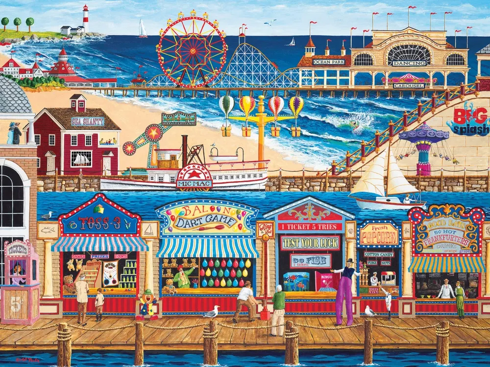 Masterpieces Family Time - Ocean Park 400 Piece Jigsaw Puzzle