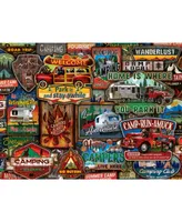 Masterpieces Greetings From The Lake - 550 Piece Jigsaw Puzzle