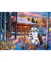 Masterpieces Happy Holidays - Winter Visitors 300 Piece Ez Grip Puzzle