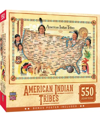 Masterpieces American Indian Tribes 500 Piece Jigsaw Puzzle for Adults