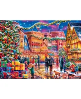 Masterpieces Season's Greetings - Village Square 1000 Piece Puzzle