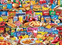 Masterpieces Flashbacks - Kids Favorite Foods 1000 Piece Jigsaw Puzzle