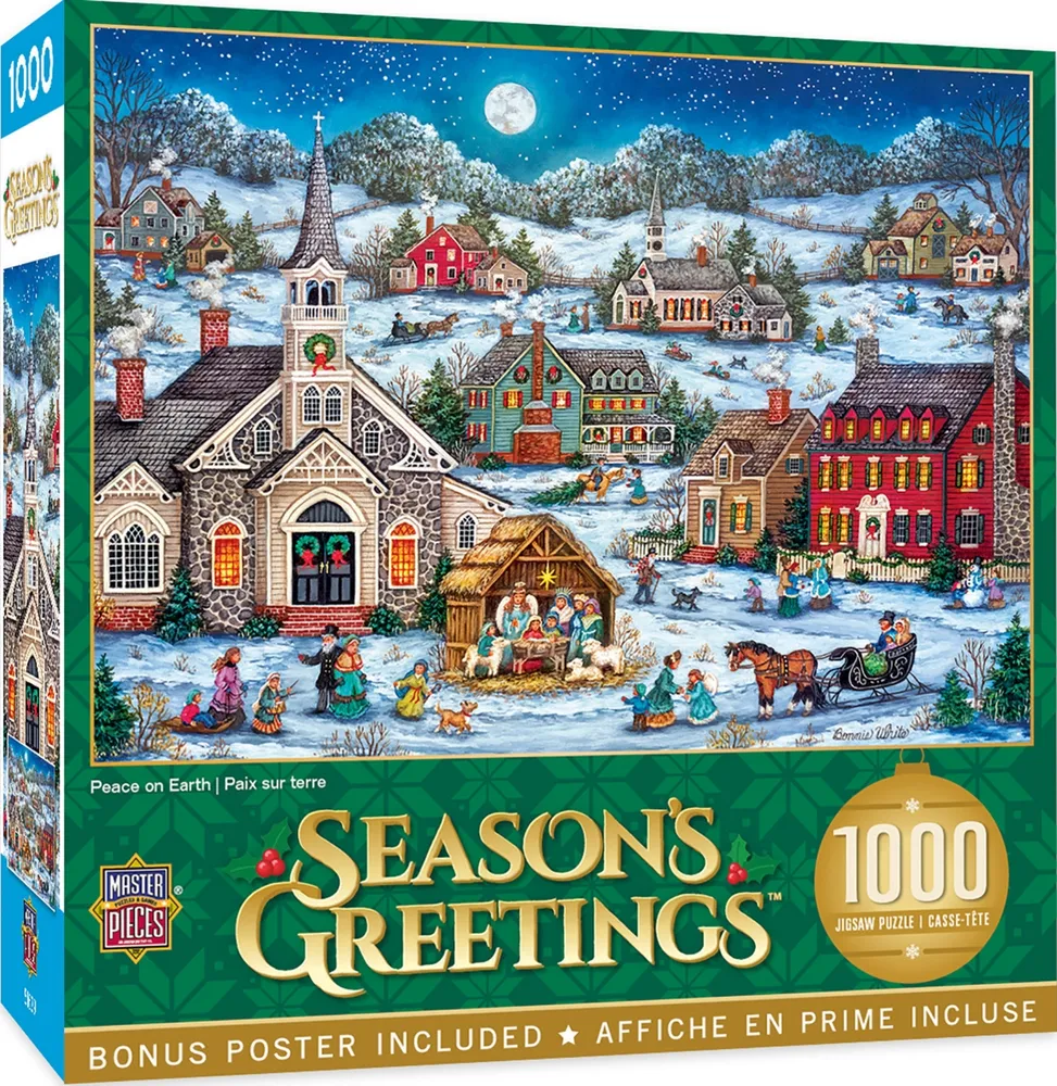 Masterpieces Season's Greetings - Peace on Earth 1000 Piece Puzzle