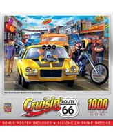 Masterpieces Cruising' Route 66 - Main Street Muscle 1000 Piece Puzzle