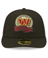 Men's New Era Black Washington Commanders 2022 Salute To Service Low Profile 59FIFTY Fitted Hat