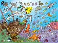 Masterpieces 101 Things to Spot Underwater - 101 Piece Jigsaw Puzzle