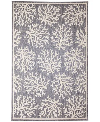 Liora Manne' Cove Coral 7'10" x 9'10" Outdoor Area Rug
