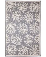 Liora Manne' Cove Coral 7'10" x 9'10" Outdoor Area Rug