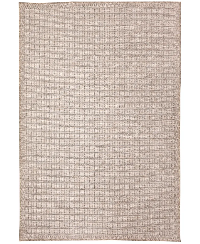 Liora Manne' Orly Texture 7'10" x 9'10" Outdoor Area Rug