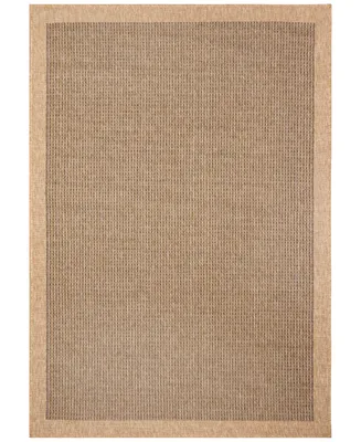 Liora Manne' Sahara Texture Border 3'3" x 4'11" Outdoor Area Rug