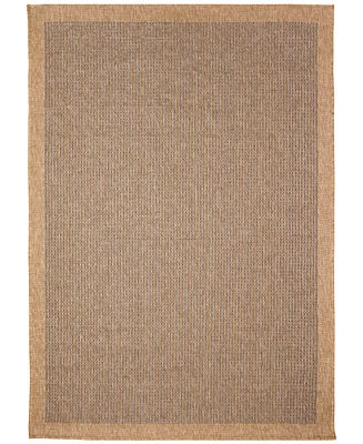 Liora Manne' Sahara Texture Border 3'3" x 4'11" Outdoor Area Rug