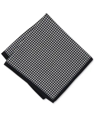 Alfani Men's Houndstooth Pocket Square, Created for Macy's
