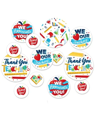 Thank You Teachers - Teacher Appreciation Party Decor - Large Confetti 27 Ct