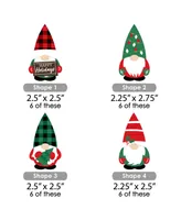 Big Dot of Happiness Christmas Gnomes - Diy Shaped Holiday Party Cut-Outs