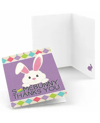 Hippity Hoppity - Easter Bunny Party Thank You Cards (8 count)