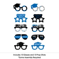Big Dot of Happiness Grad Glasses - Best is Yet to Come