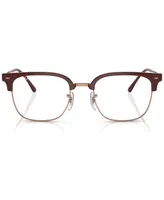 Ray-Ban Unisex Square Eyeglasses, RX721651-o - Bordeaux On Rose Gold