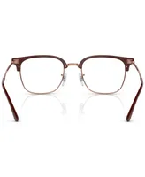 Ray-Ban Unisex Square Eyeglasses, RX721651-o - Bordeaux On Rose Gold