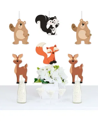 Stay Wild - Forest Animals - Decor Diy Baby Shower or Birthday Essentials 20 Ct